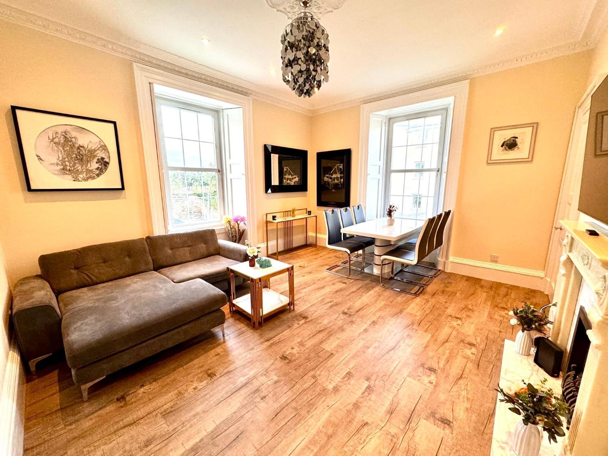 Georgian Luxury Apartment - Superfast Wifi - Parking Available Edinburg Exteriör bild